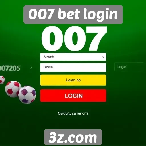Facilidade de uso na navegação do 007 bet login