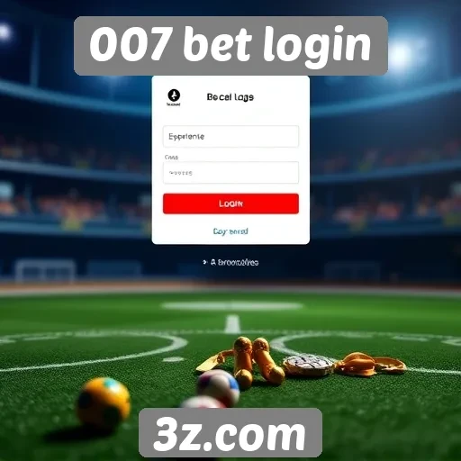 Experiência do usuário no 007 bet login